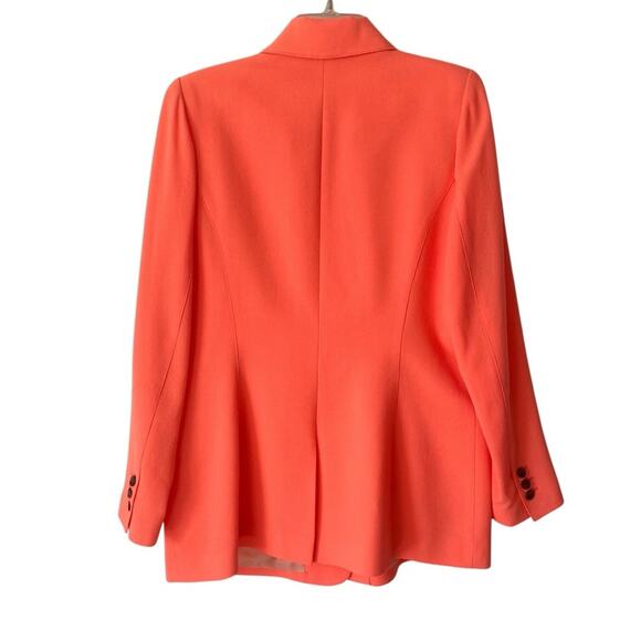 Smythe Tailored Blazer Neon Tangerine Revolve Size 14 - Picture 6 of 8